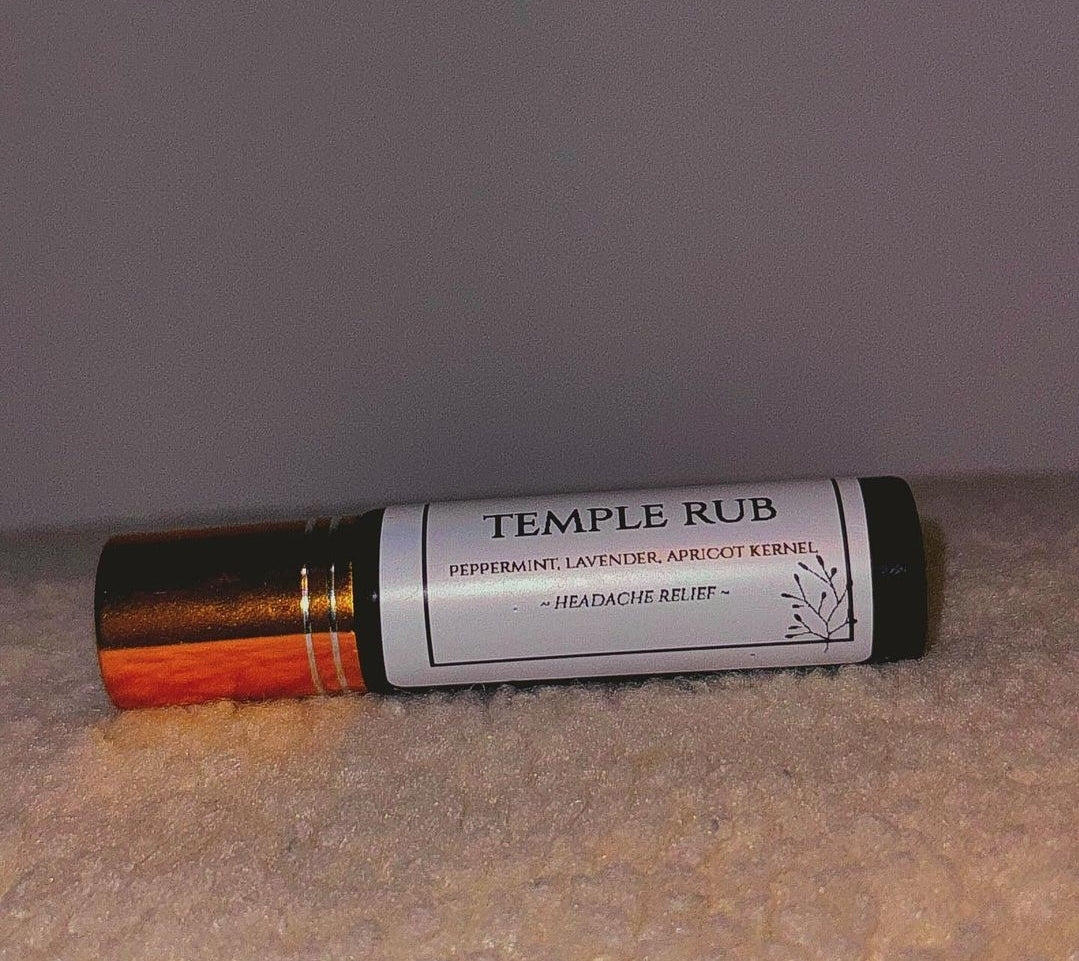 Natural Organic Headache Relief Temple Rub